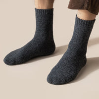 1 Pairs Winter Warm Women Socks Wool Male Men Socks Super Thicker Solid Socks Merino Wool Socks Against Cold Snow Terry Socks