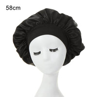 Fashion Elastic Band Satin Silky Bonnet