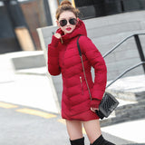 2021 New Arrival Fashion Slim Women Winter Jacket Cotton Padded Warm Thicken Ladies Coat Long Coats Parka Womens Jackets