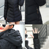 2021 New Arrival Fashion Slim Women Winter Jacket Cotton Padded Warm Thicken Ladies Coat Long Coats Parka Womens Jackets