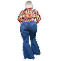Urban High Waist Plus Size Women Jeans