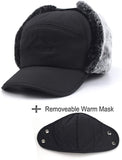 2022 Winter Warm Thicken Faux Fur Bomber Hat Men Women Ear Flap Cap Ski Soft Thermal Bonnets Hats Caps for Extreme Cold Weather