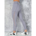 Casual Mesh Stitching Yoga Running Sport Slim Leggings