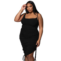 Sexy Women Plus Size Spaghetti Strap Dresses