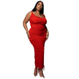 Sexy Women Plus Size Spaghetti Strap Dresses