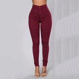 High Waist Women Skinny Pants