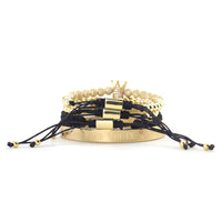 4pcs/Set Luxury King Crown Bracelet