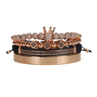 4pcs/Set Luxury King Crown Bracelet