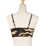 Women Camouflage Sexy Short Tank Top