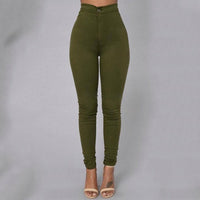 High Waist Women Skinny Pants