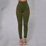 High Waist Women Skinny Pants