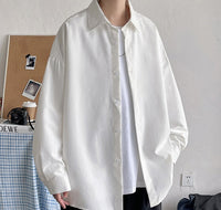 LAPPSTER Men  Long Sleeve Oversized Shirt