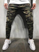 Men's Camouflage Jeans Pants