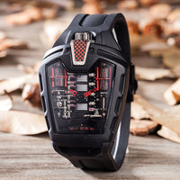 Men Hollow Ghost Quartz Watch