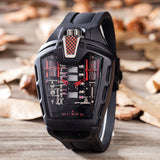 Men Hollow Ghost Quartz Watch