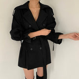 REALEFT  Winter  Women Trench Coat