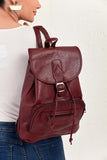 Zipper and Rope Detailed Backpack Bag