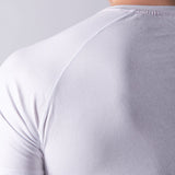 White Casual Short sleeve  Men's Cotton T shirt