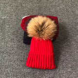 Winter Brand Female Fur Pom Poms hat Winter Hat For Women Girl Thick Women Skullies Beanies
