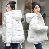 Women Winter Down Padded Jacket Women Hooded Parkas Coat 2022 Winter New Thick Warm Cotton Coat Winter Jacket Female Outwear