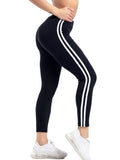 Women  Striped Printed  Elastic  Ankle Length Pants