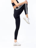 Women  Striped Printed  Elastic  Ankle Length Pants