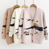 Loose Cute Women's Knitted Jacket