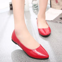 Patent Leather Women Shoe