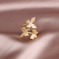 New Luxury Shiny Cocktail Ring