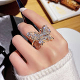 New Luxury Shiny Cocktail Ring