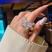 New Luxury Shiny Cocktail Ring