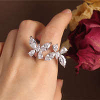 New Luxury Shiny Cocktail Ring