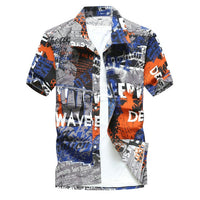 Fashion Short Sleeve Hawaiian Shirt