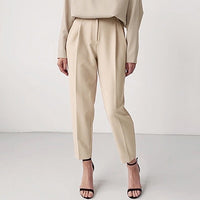 Casual High Waist Khaki Pants