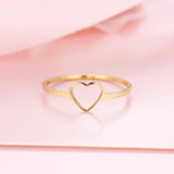 Women Heart Shaped Rings