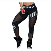 Fitness Letter Print Sportwear