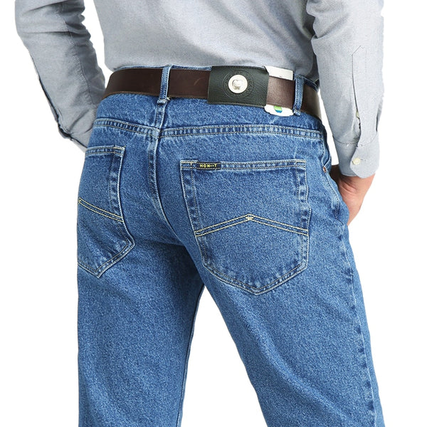 Men Classic Business Jeans