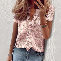 Office Lady Puff Shoulder Blouses