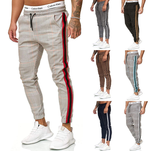 Men Striped Joggers Pants