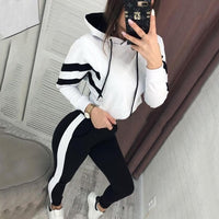 2 Piece Set Women Casual  Tracksuit