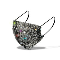 Rhinestone Face Mask