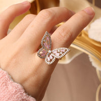 New Luxury Shiny Cocktail Ring