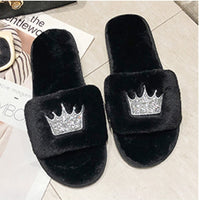 Winter Furry Ladies Slippers