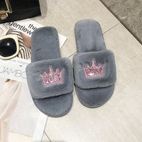 Winter Furry Ladies Slippers