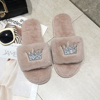 Winter Furry Ladies Slippers