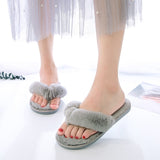 Winter Furry Ladies Slippers