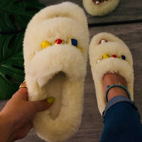 Fluffy Woman Slippers