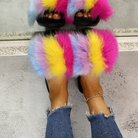 Fluffy Woman Slippers