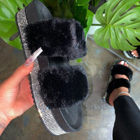 Fluffy Woman Slippers