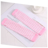 Fashion Lady Striped Elbow Gloves